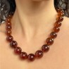 Necklace Ambra Birmana Sferica