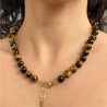 Tiger Eye Necklace in Ladder