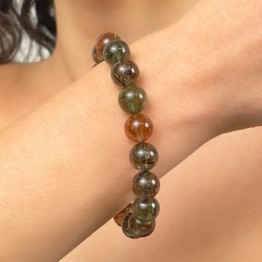 Bracciale su Elastico di Quarzo Rutilato