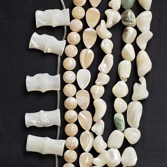 Offer 6 threads of Mother of Pearl and Shell