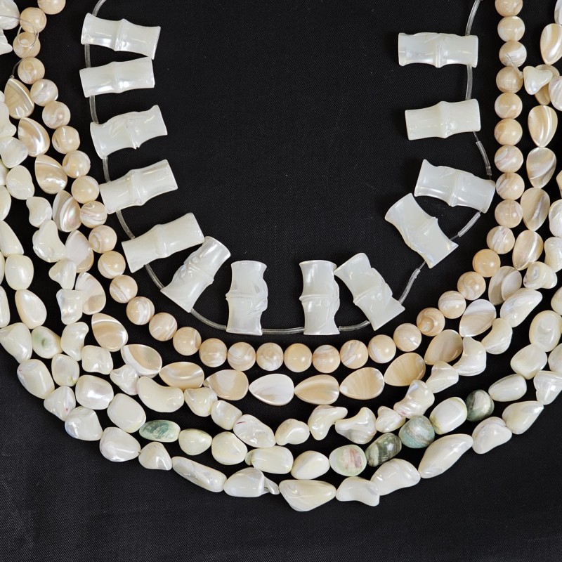 Offer 6 threads of Mother of Pearl and Shell