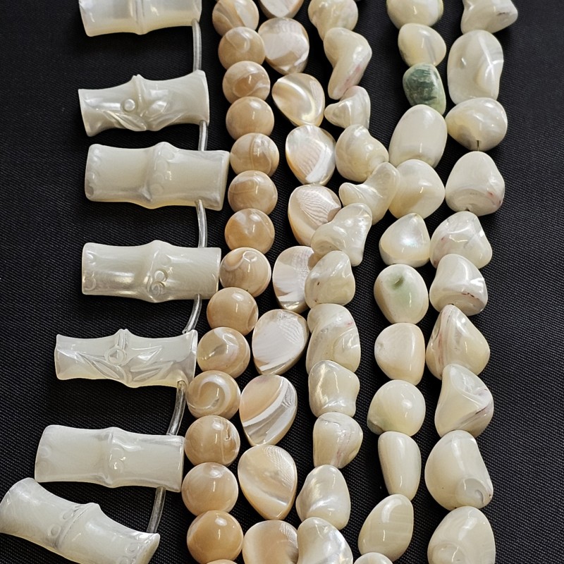 Offer 6 threads of Mother of Pearl and Shell