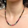 Necklace Tourmaline Multicolor 143 ct.