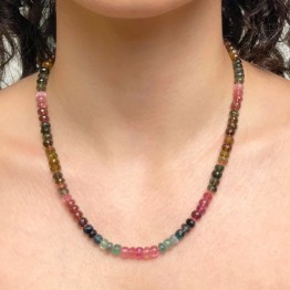 Collana di Tormalina Multicolore