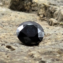 Pietra di Moissanite Sintetica Nera 1,19 Ct.