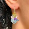 Earrings in Multipietre