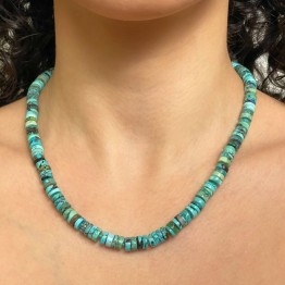 Turquoise Necklace in Washer
