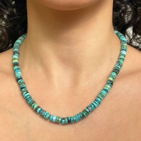 Turquoise Necklace in Washer