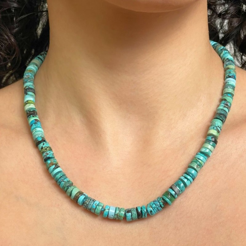 Turquoise Necklace in Washer