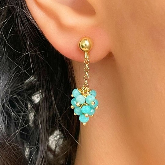 Earrings with Amazons