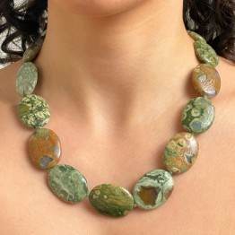 Riolite Necklace with Chaldean Tracks