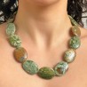 Riolite Necklace with Chaldean Tracks