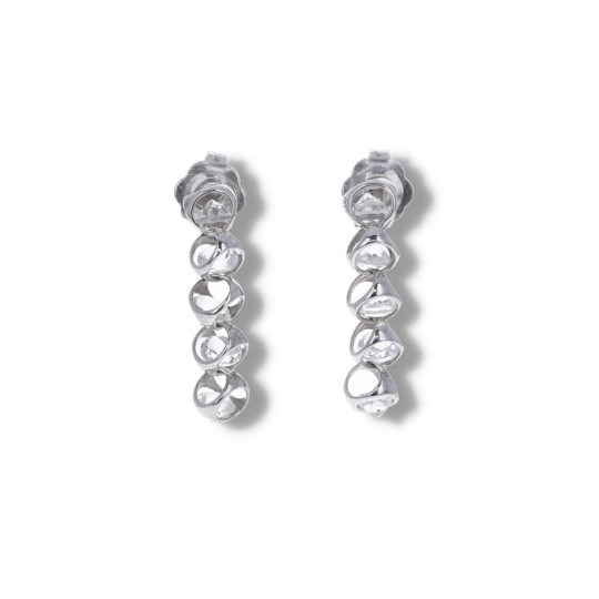 Piramide Earrings with Colorful Topaz