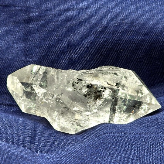 Pietra di Quarzo Ialino Biterminato Grezzo ø 6,5x2,5 cm