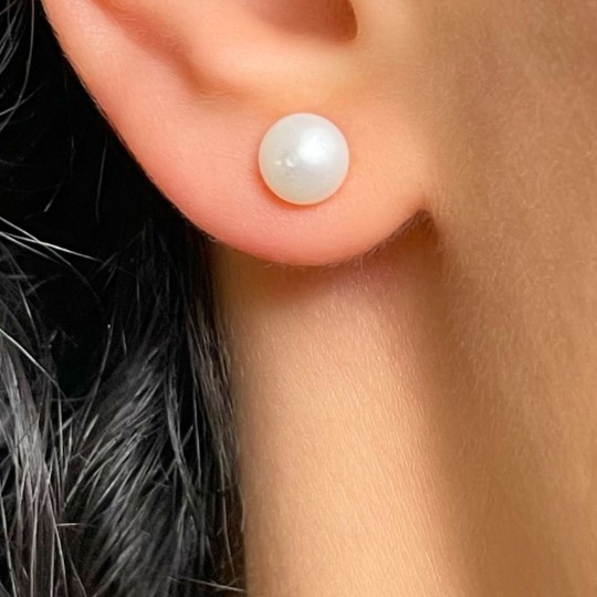 Pearl Stud Earrings ø 6.5 mm