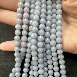 Filo di Angelite Sferica Liscia ø 6,5 / 7 mm