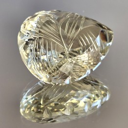 Stone of Quartz Lemon Fumè Incisa Goccia Ct. 56,50