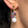Earrings with Multipietre