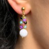 Earrings with Multipietre