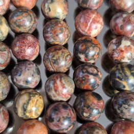 Diaspro Thread Leopard leather ø 8/8.5 mm