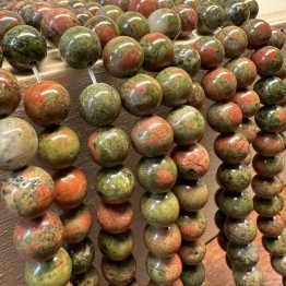 Filo Unakite Sferica Liscia