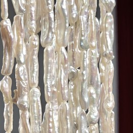 Natural Pearl Wire in Dragons ø 5/6,5 mm