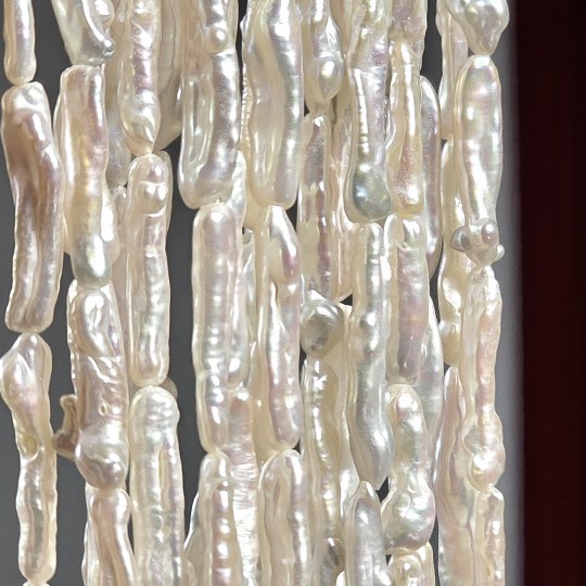 Natural Pearl Wire in Dragons ø 5/6,5 mm