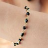 Rosary Bracelet with Black Spinel