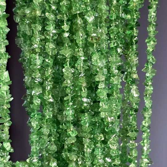 Tsavorite Wire in Chips ø 2.5/5 mm
