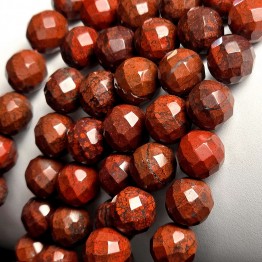 Filo di Diaspro Poppy Sferico ø 9,5/10 mm