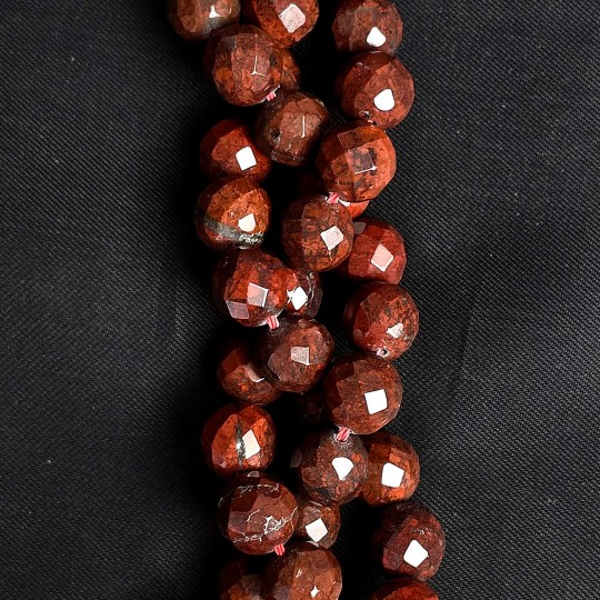 Filo di Diaspro Poppy Sferico ø 9,5/10 mm