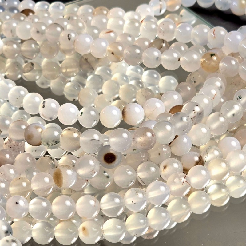 Filo di Agata Traslucida Sferica ø 8/8,5 mm