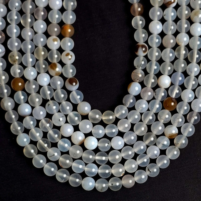 Filo di Agata Traslucida Sferica ø 8/8,5 mm