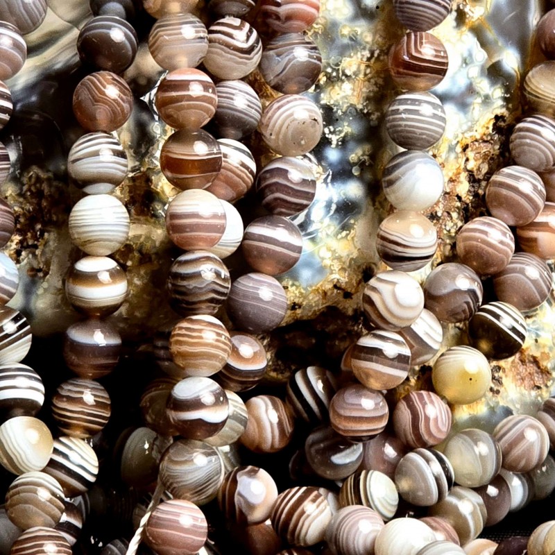 Agata Wire of Botswana Sferica ø 6/6,5 mm