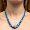 Necklace with Opale Blu Multisfumatura