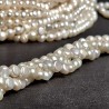 Filo di Perle Bianche Barocche Potatoes ø 6,5/7 mm