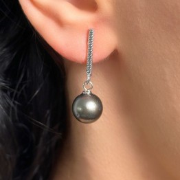 Earrings with Tahiti ø 10/10,5 mm