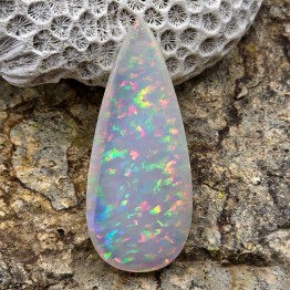 Pietra Opale Etiope Cabochon Goccia Allungata Ct. 90,71