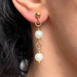 Earrings Pendants with Baroque Pearls