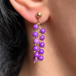 Phosfosiderite Fish Spina earrings