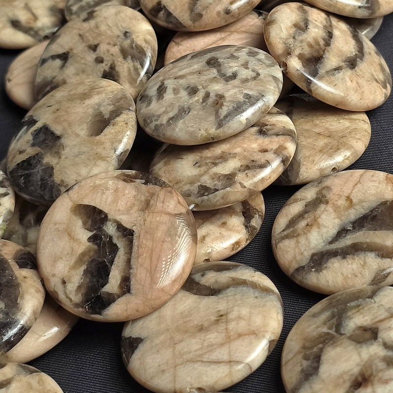 Filo di Diaspro Deserto Tondo ø 35 mm