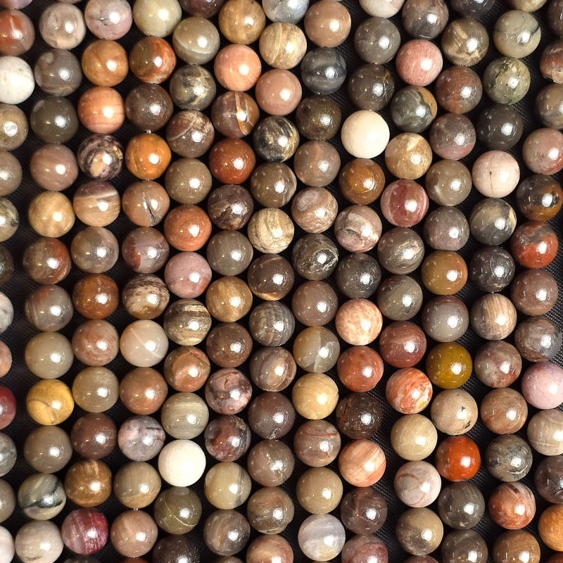 Filo di legno Fossile Sferico ø 8,5/9 mm