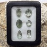 Lot offer 6 quartz stones with inclusions