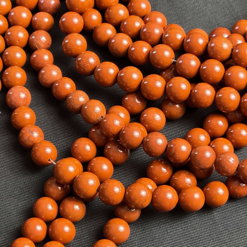 Offerta Lotto 10 Fili di Diaspro Rosso