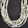 Strand of white mother-of-pearl fancy shape Ø 8/10 mm