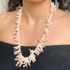 Pink Coral Necklace Multi-smoothed Rametti ø 7/39 mm