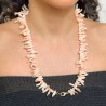 Pink Coral Necklace Multi-smoothed Rametti ø 7/39 mm