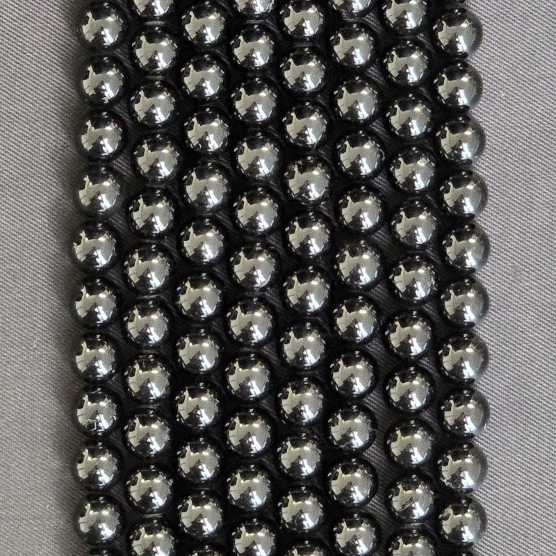 Filo Tormalina Nera Sferico Liscio ø 7,5/8 mm