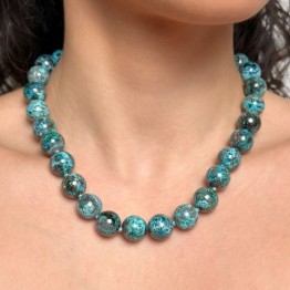 Collana Girocollo di Crisocolla