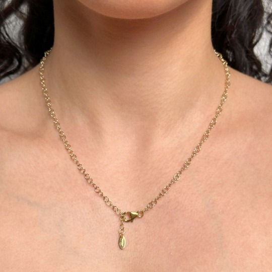 Collier con Sfera Centrale di Pietre Naturali ø 10 mm